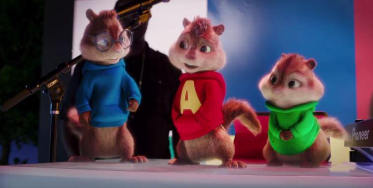 Кадр из фильма Элвин и бурундуки: Грандиозное бурундуключение / Alvin and the Chipmunks: The Road Chip (2016)