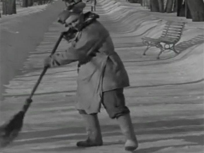 Кадр из фильма Карандаш на льду (1948)