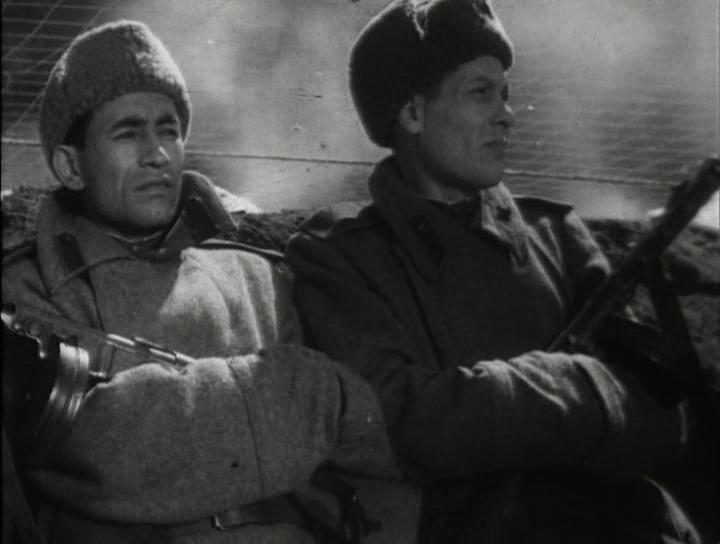 Кадр из фильма Рядовой Александр Матросов (1948)