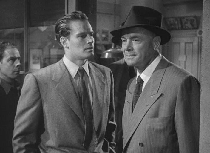 Кадр из фильма Город тьмы / Dark City (1950)