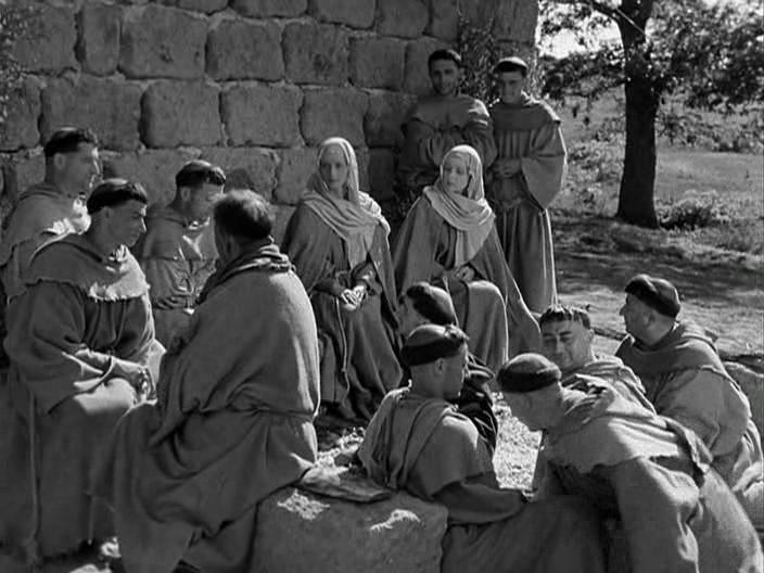 Кадр из фильма Франциск, менестрель Божий / Francesco, giullare di Dio (1950)