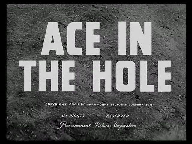 Кадр из фильма Туз в рукаве / Ace in the Hole (1951)