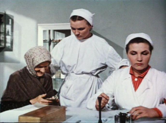 Кадр из фильма Сельский врач (1952)