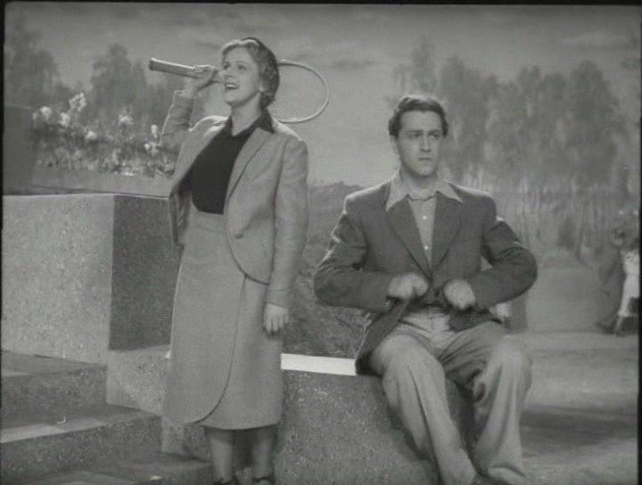 Кадр из фильма Весна в Москве (1953)