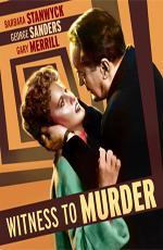 Свидетель убийства / Witness to Murder (1954)