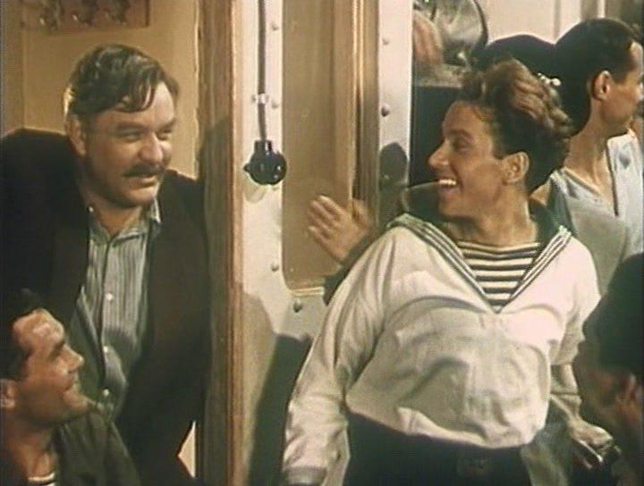 Кадр из фильма «Богатырь» идёт в Марто (1954)