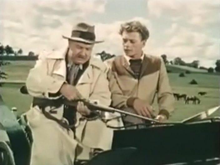 Кадр из фильма К новому берегу (1955)