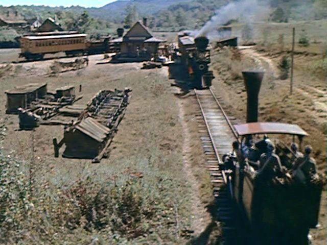 Кадр из фильма Крутой маршрут / The Great Locomotive Chase (1956)