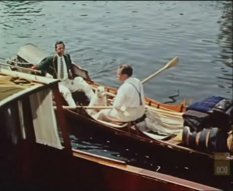 Кадр из фильма Трое в лодке, не считая собаки / Three Men in a Boat (1956)
