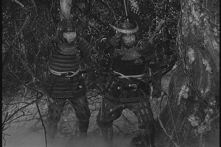 Кадр из фильма Трон в крови / Kumonosu-jô (1957)