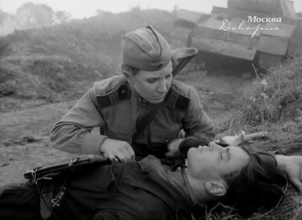 Кадр из фильма На дорогах войны (1958)