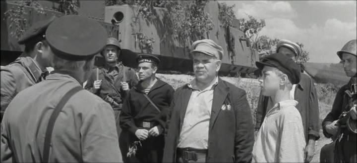 Кадр из фильма Крепость на колёсах (1960)