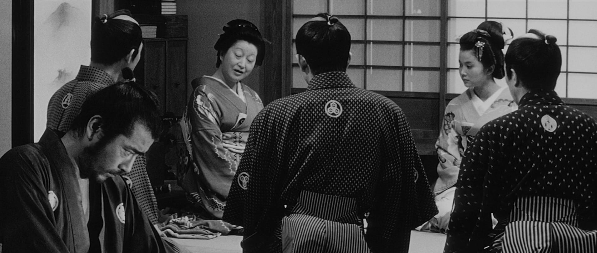 Кадр из фильма Телохранитель 2: Отважный Сандзюро / Tsubaki Sanjuro (1962)
