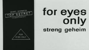 Кадры из фильма Совершенно секретно / For Eyes Only (1963)