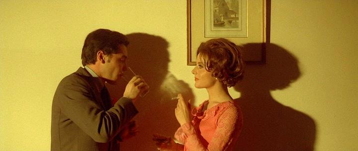 Кадр из фильма Безумный Пьеро / Pierrot le Fou (1965)