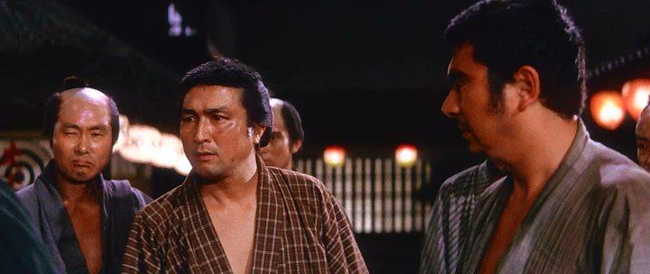 Кадр из фильма Затойчи и обречённый / Zatoichi sakate giri (1965)