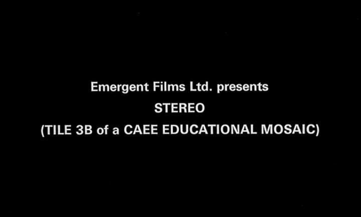 Кадр из фильма Стерео / Stereo (Tile 3B of a CAEE Educational Mosaic) (1969)