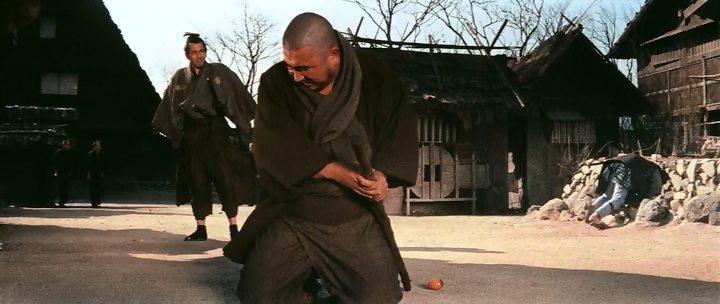 Кадр из фильма Битва самураев / Zatoichi to Yojinbo (1970)