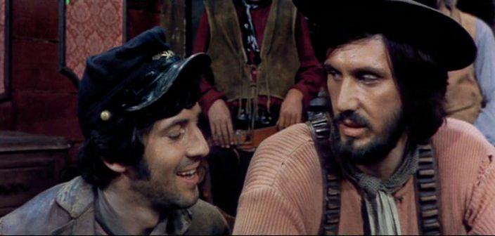 Кадр из фильма Три мушкетера на Диком Западе / Tutti per uno botte per tutti (1973)