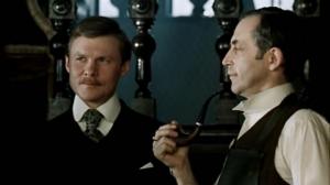 Кадры из фильма Приключения Шерлока Холмса и доктора Ватсона: Знакомство. Кровавая надпись (1979)