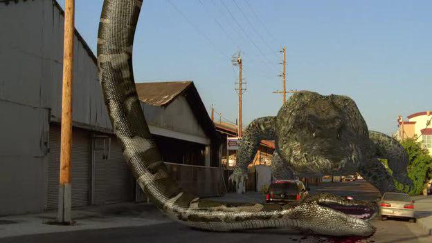 Кадр из фильма Мега-Питон Против Гатороида / Mega Python vs. Gatoroid (2011)