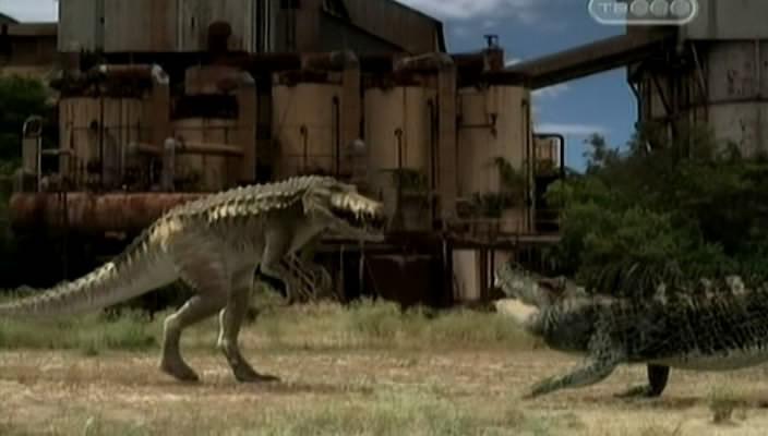 Кадр из фильма Динокрок против динозавра / Dinocroc vs. Supergator (2010)