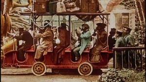 Кадры из фильма Невероятное путешествие / Le voyage à travers l'impossible (1904)