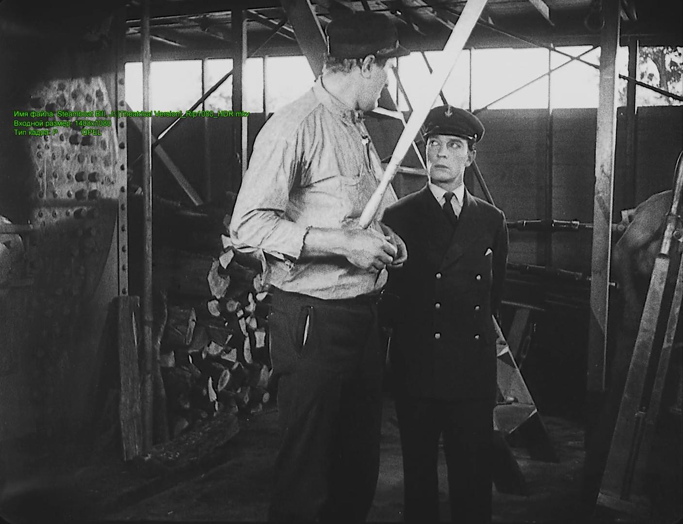 Кадр из фильма Пароходный Билл / Steamboat Bill, Jr. (1928)