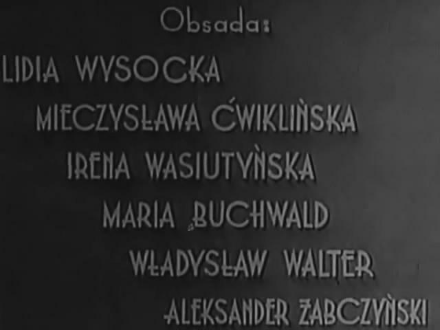 Кадр из фильма Золотая маска / Złota maska (1939)