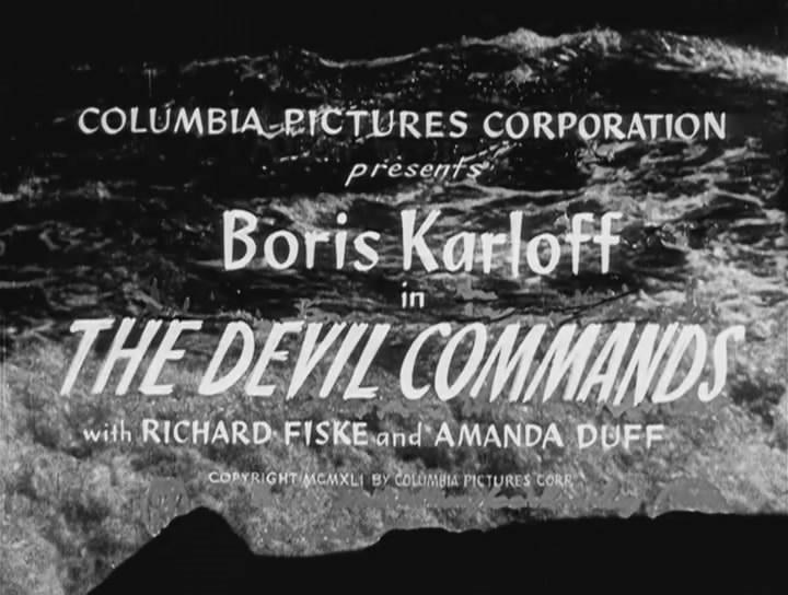 Кадр из фильма Команды дьявола / The Devil Commands (1941)