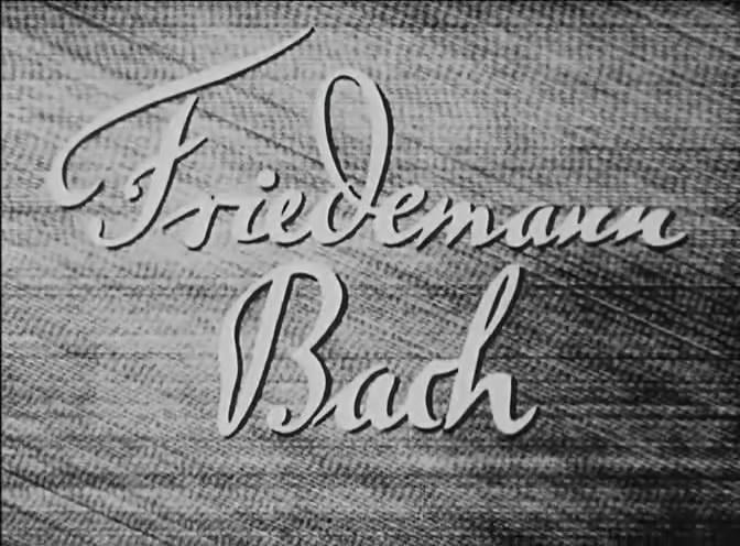 Кадр из фильма Фридеман Бах / Friedemann Bach (1941)