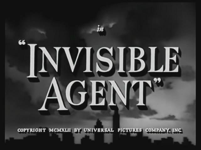 Кадр из фильма Агент невидимка / Invisible Agent (1942)
