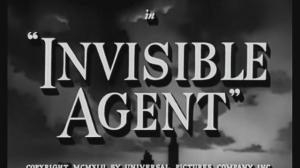 Кадры из фильма Агент невидимка / Invisible Agent (1942)