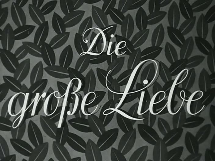 Кадр из фильма Великая любовь / Die große Liebe (1942)