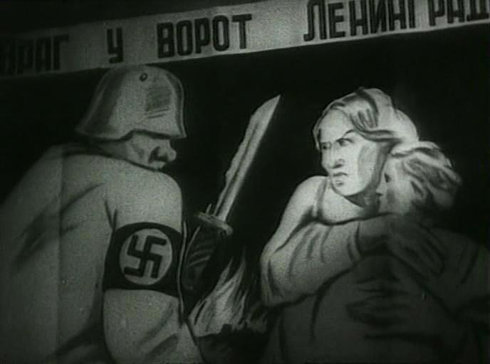 Кадр из фильма Жила-была девочка (1944)
