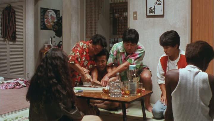 Кадр из фильма Точка кипения / 3-4 x jûgatsu (1990)
