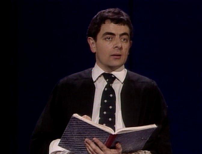 Кадр из фильма Шоу Роуэна Аткинсона - Больше, чем мистер Бин / Rowan Atkinson Live (1992)