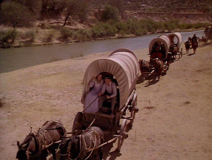 Кадр из фильма Караван на восток / Wagons East (1994)