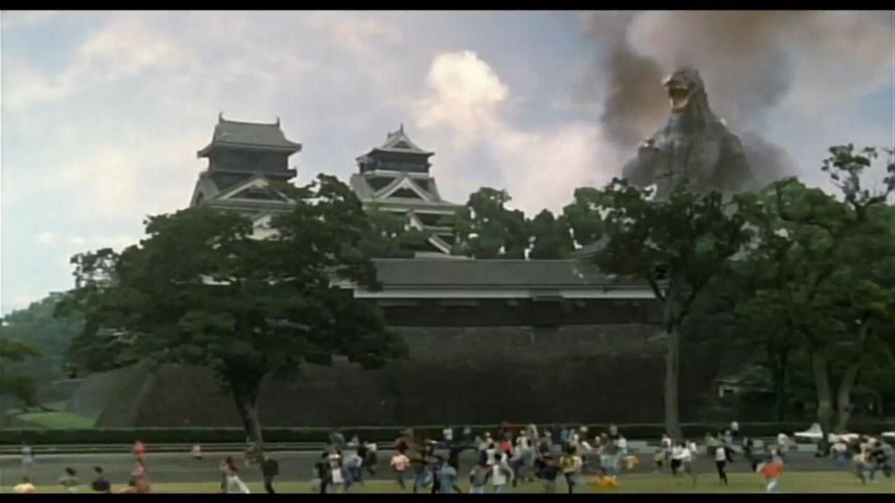 Кадр из фильма Годзилла против СпэйсГодзиллы / Gojira VS Supesugojira (1994)