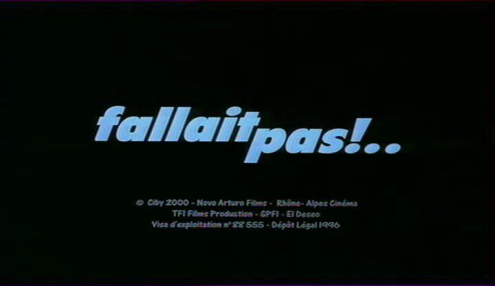 Кадр из фильма Не стоило! / Fallait pas!... (1996)