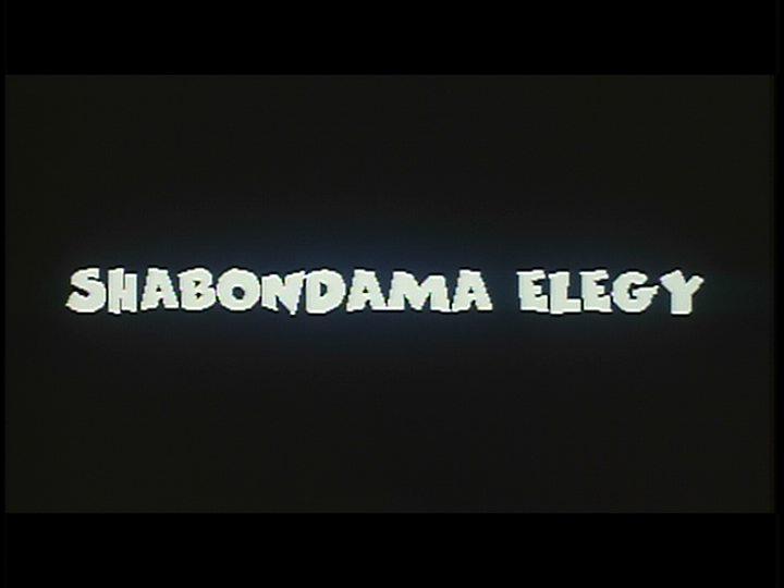 Кадр из фильма Шабондамская элегия / Shabondama Elegy (1999)