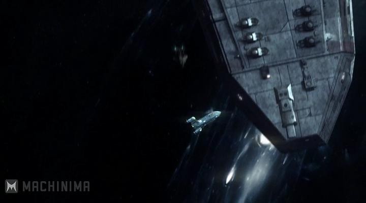 Кадр из фильма Звездный Крейсер Галактика: Кровь и Хром / Battlestar Galactica: Blood & Chrome (2012)