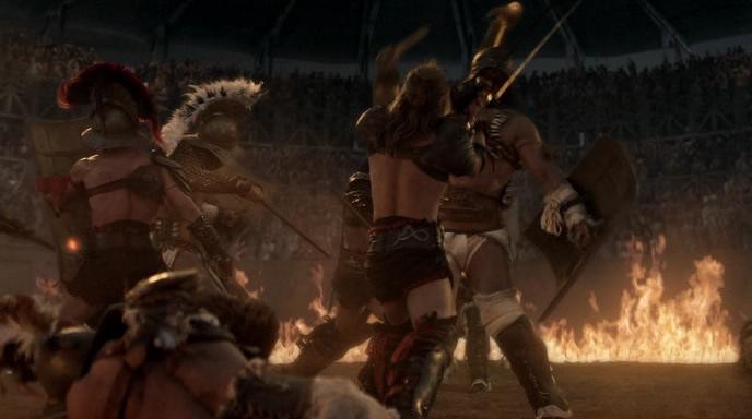 Кадр из фильма Спартак: Боги арены / Spartacus: Gods of the Arena (2011)
