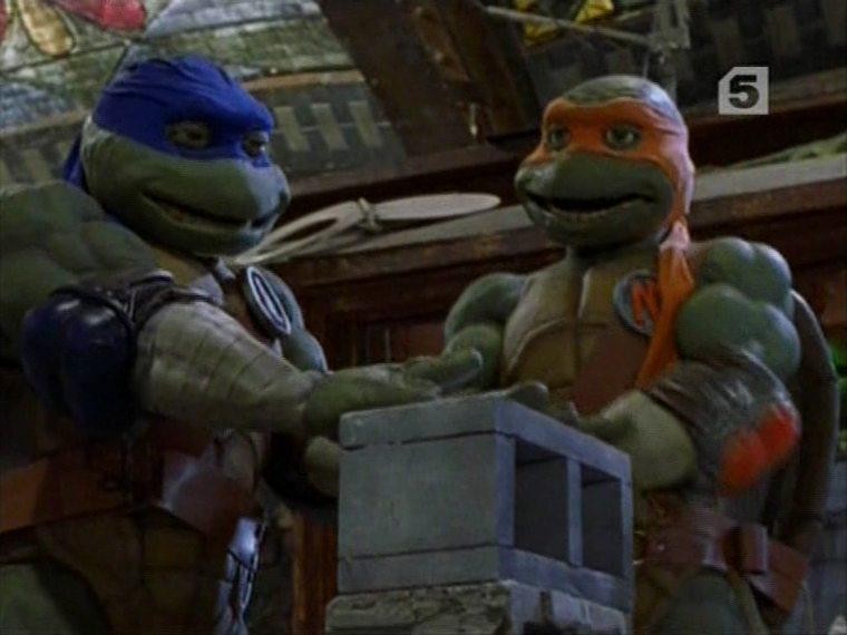 Кадр из фильма Черепашки Ниндзя: Новая мутация / Ninja Turtles: The Next Mutation (1997)