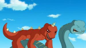 Кадры из фильма Приключения крошек динозавров / Baby Dinosaurs on the Dragon Warrior (2009)