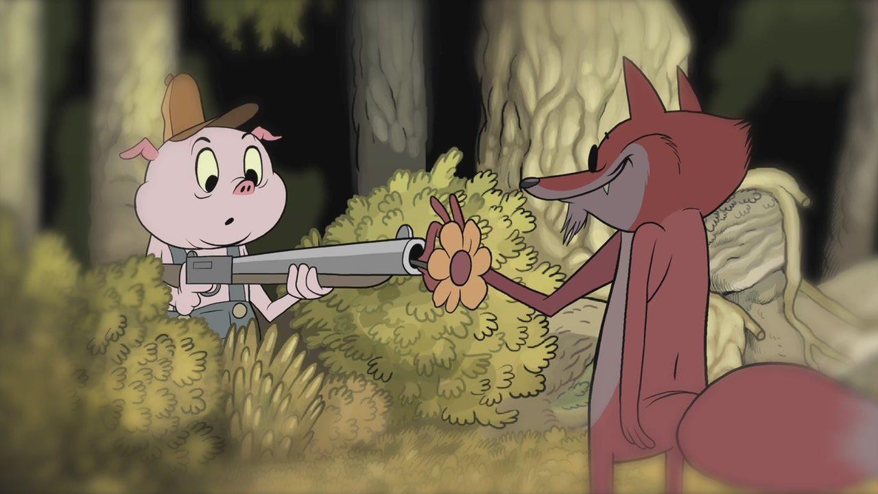 Кадр из фильма Поросёнок-фермер / The Pig Farmer (2010)