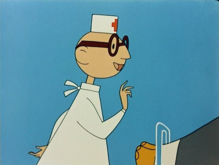 Кадр из фильма Про бегемота, который боялся прививок (1966)