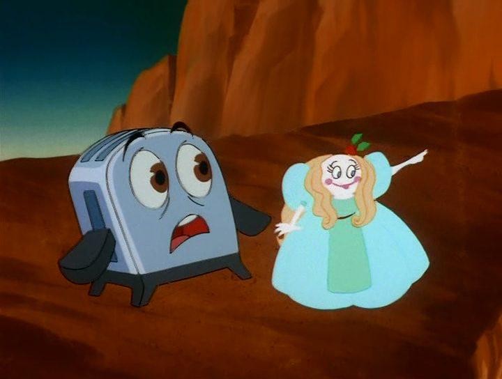 Кадр из фильма Отважный маленький тостер: Путешествие на Марс / The Brave Little Toaster Goes to Mars (1998)