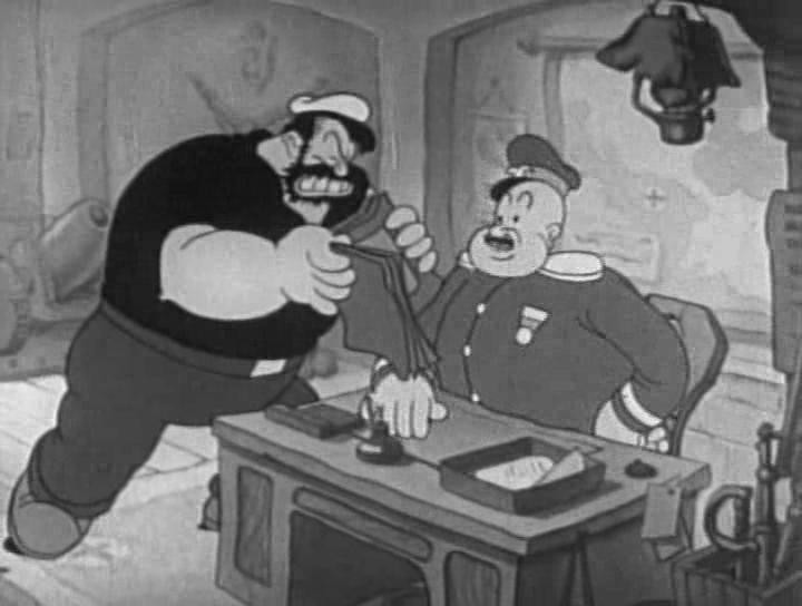 Кадр из фильма Морячок Папай и Синдбад мореход / Popeye the Sailor meets - Sindbad the Sailor (1936)