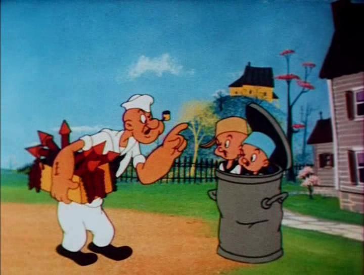 Кадр из фильма Морячок Папай и Волшебная лампа Аладдина / Popeye the sailor. Aladdin and wonderful lamp (1936)